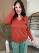 The Better Than Basic V-Neck Top-120 LONG SLEEVE TOPS-ZENANA-Heathered Boho Boutique, Women's Fashion and Accessories in Palmetto, FL