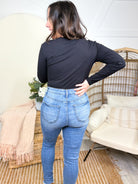 Act Like a Lady Tummy Control Skinny Jeans by Judy Blue-190 JEANS-Judy Blue-Heathered Boho Boutique, Women's Fashion and Accessories in Palmetto, FL