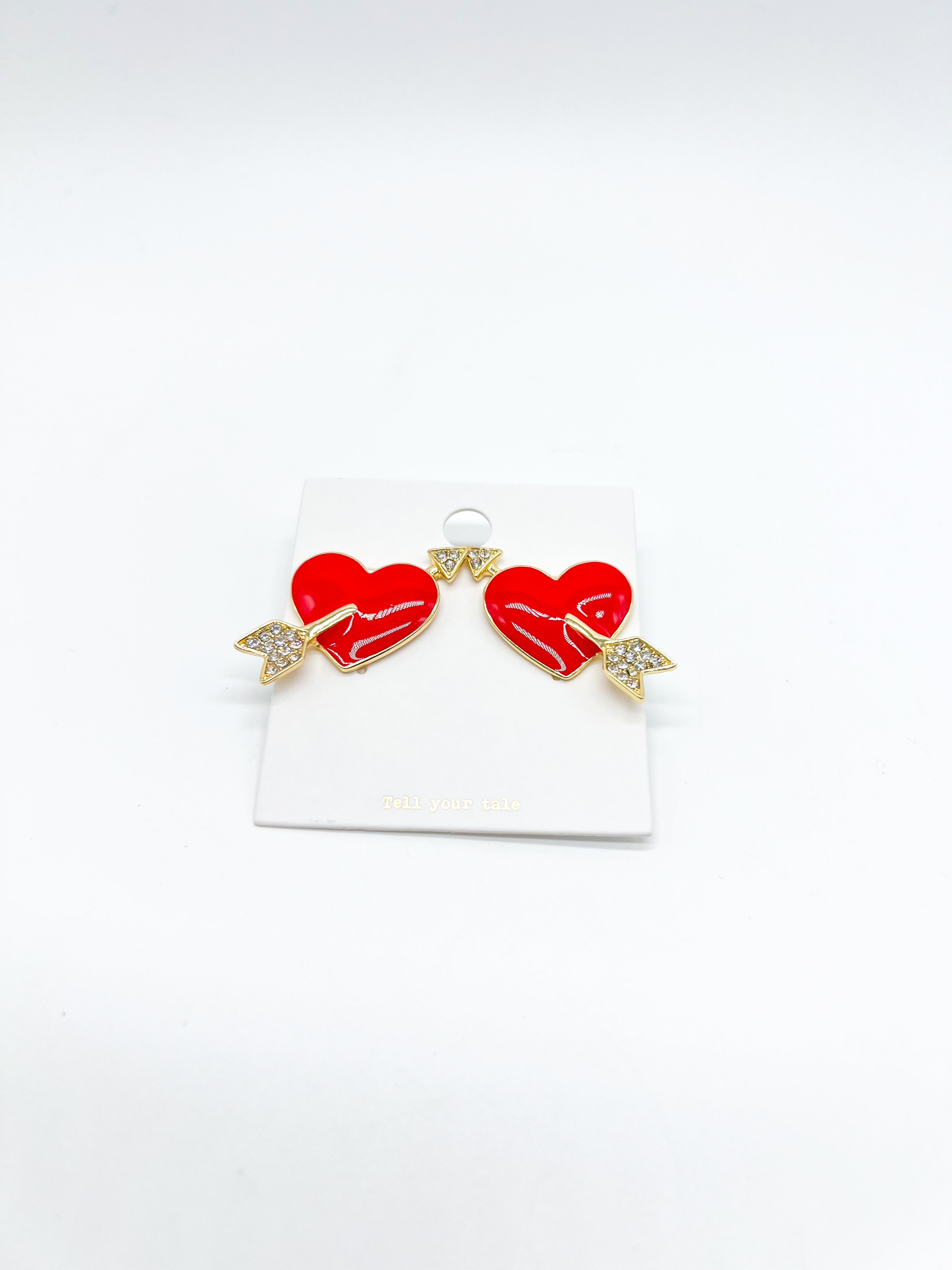 Love Struck Earrings-310 Jewelry-Leemode-Heathered Boho Boutique, Women's Fashion and Accessories in Palmetto, FL