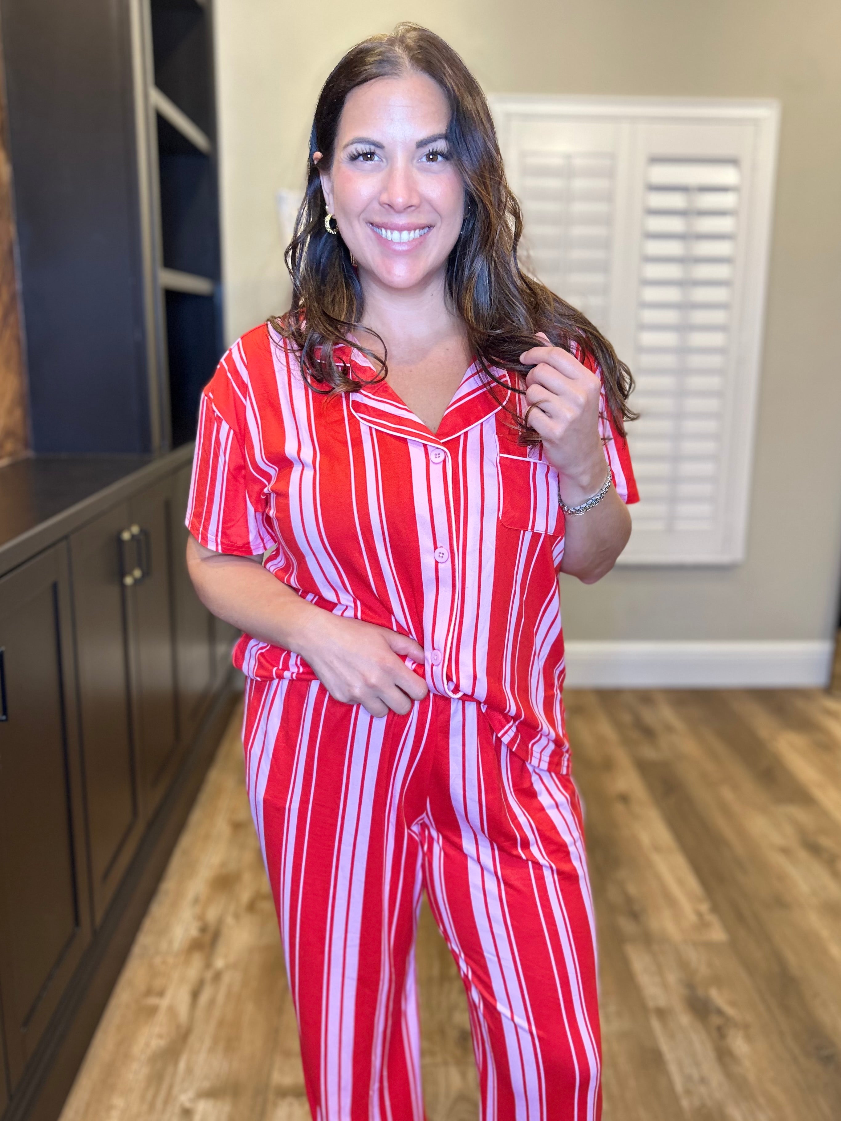 Reset Rest Pajama Pants-150 PANTS-Shop Iris Basic-Heathered Boho Boutique, Women's Fashion and Accessories in Palmetto, FL