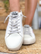 Miim Sofia Sneakers - White-350 SHOES-Miracle Miles-Heathered Boho Boutique, Women's Fashion and Accessories in Palmetto, FL