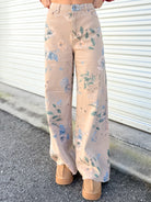 Wild Bloom Pants-150 PANTS-EASEL-Heathered Boho Boutique, Women's Fashion and Accessories in Palmetto, FL