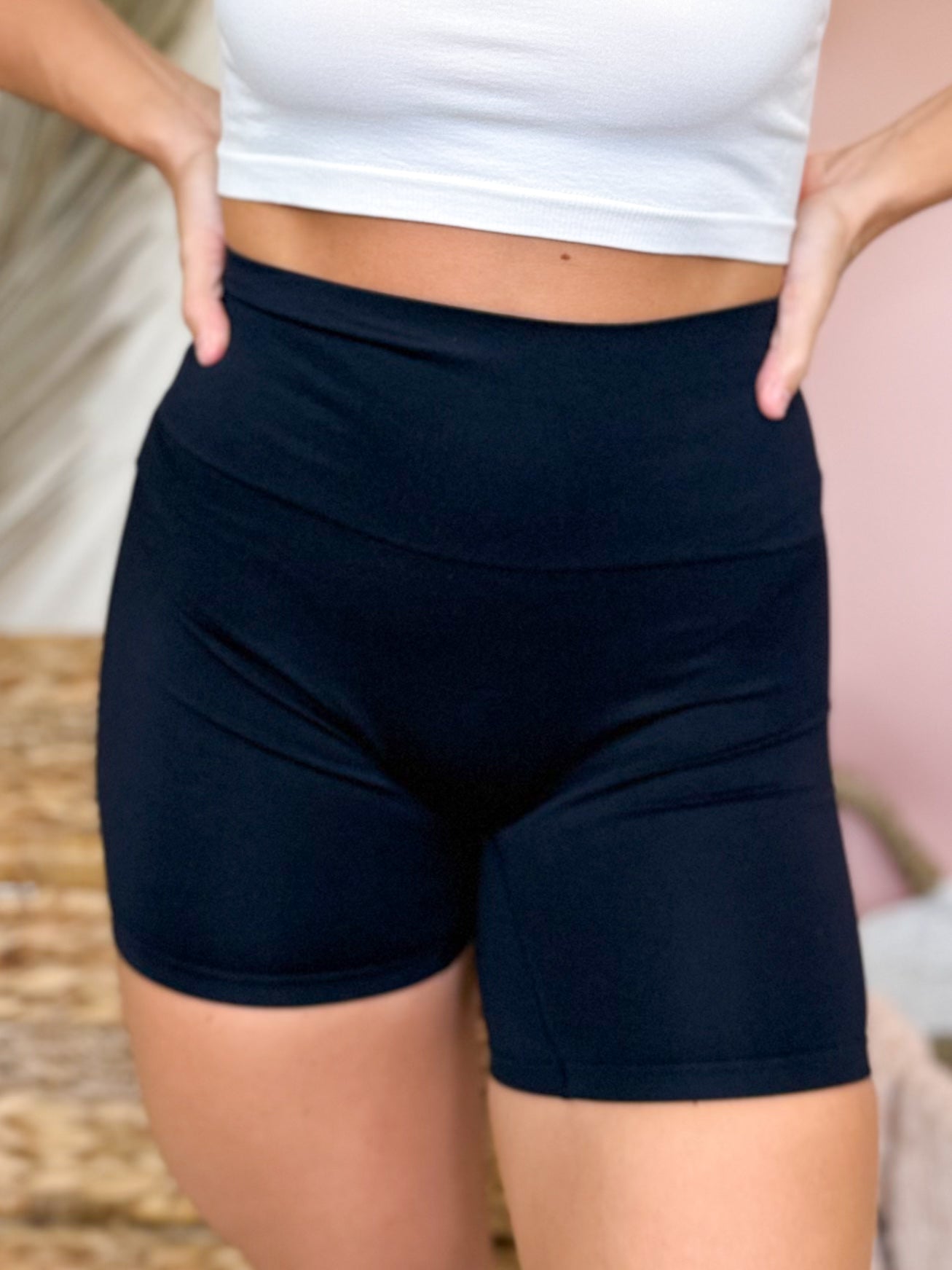 Isla Shapewear Short- Nylon Seamless-140 Body Suits/ Intimates-Yummie-Heathered Boho Boutique, Women's Fashion and Accessories in Palmetto, FL