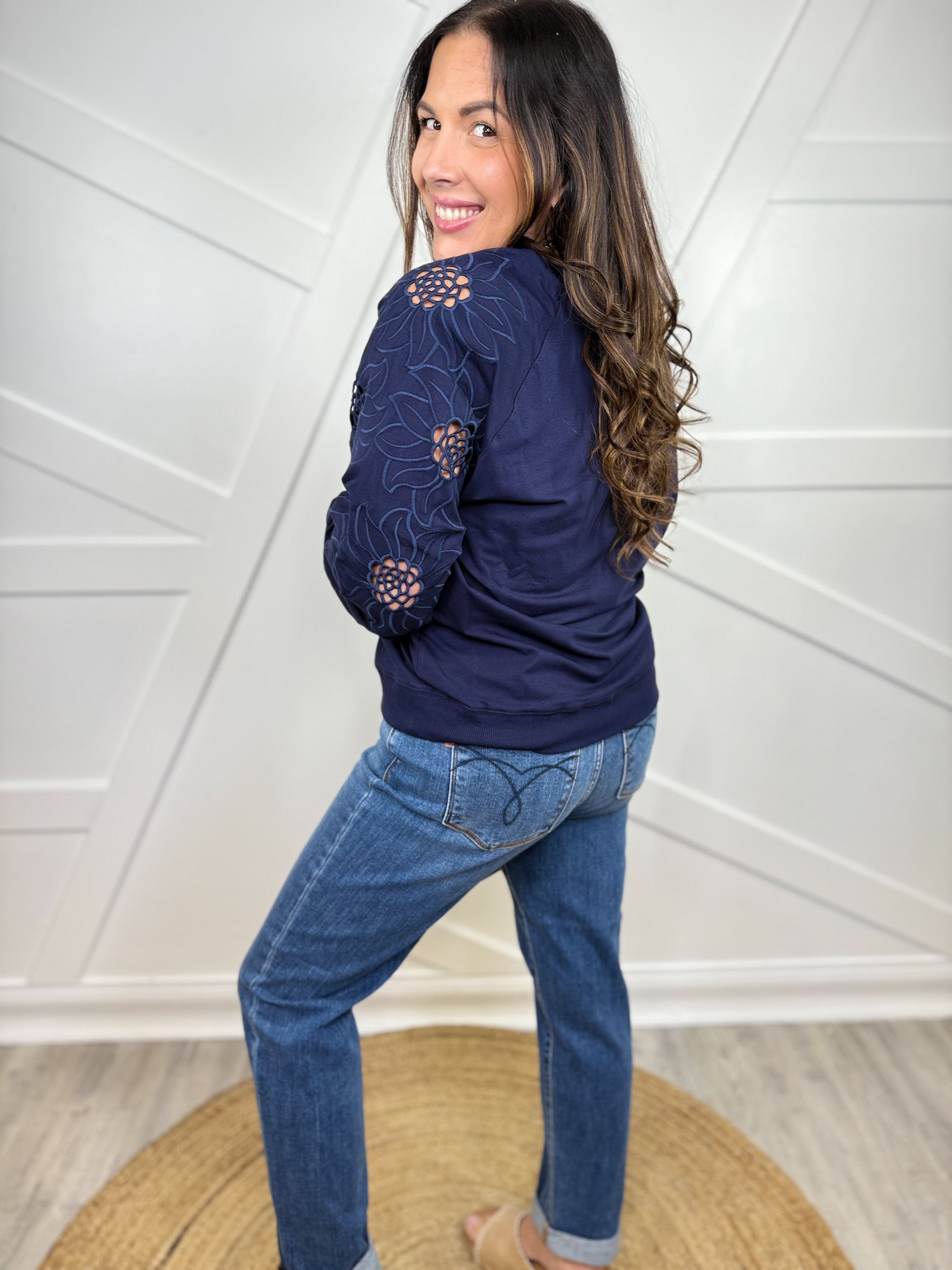 Uptown Pullover-120 LONG SLEEVE TOPS-P.S. Kate-Heathered Boho Boutique, Women's Fashion and Accessories in Palmetto, FL