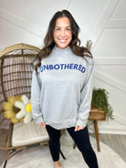 Unbothered Sweatshirt-125 Sweater-JESS LEA-Heathered Boho Boutique, Women's Fashion and Accessories in Palmetto, FL