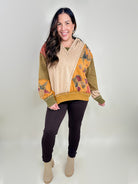 Letter Patchwork Hoodie-400 Takeover/Pre-Order-Oli & Hali-Heathered Boho Boutique, Women's Fashion and Accessories in Palmetto, FL