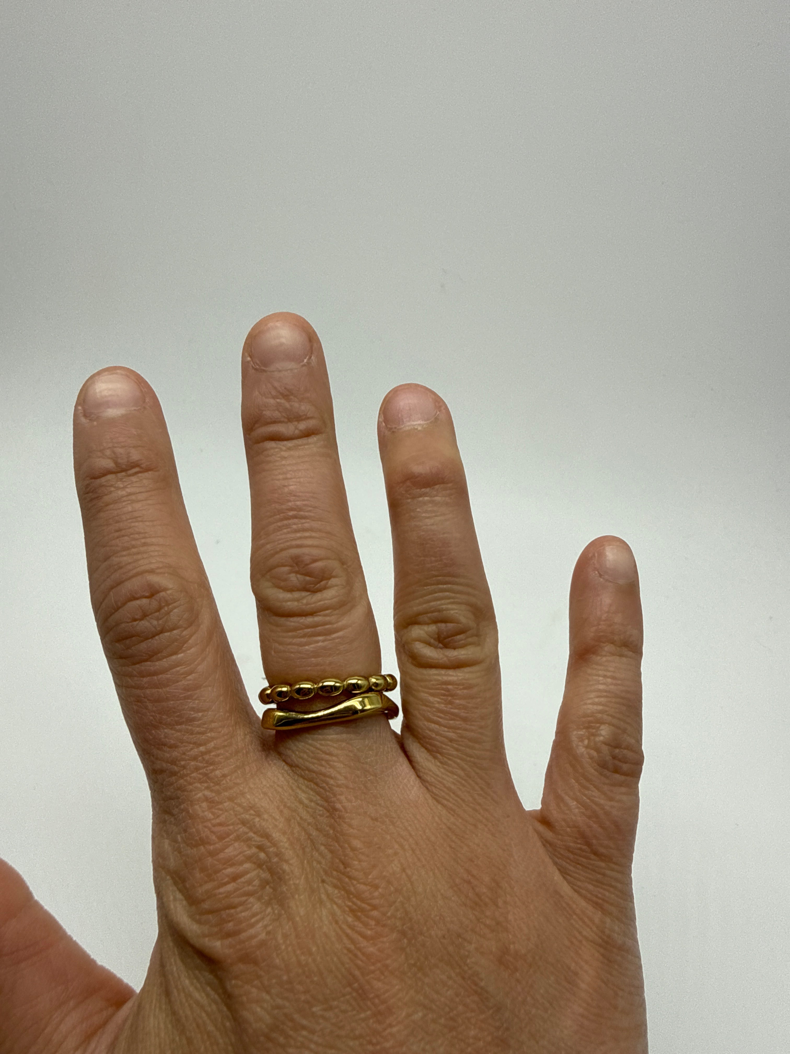 Oval Bead Waterproof Ring-310 Jewelry-NIHAO JEWELRY-Heathered Boho Boutique, Women's Fashion and Accessories in Palmetto, FL