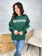 Ho Ho Ho Sweater-125 Sweater-Mello-Heathered Boho Boutique, Women's Fashion and Accessories in Palmetto, FL