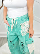 A Million Little Things Joggers - Jungle Green (XS- 2X) X POL-190 Jeans-Pol-Heathered Boho Boutique, Women's Fashion and Accessories in Palmetto, FL