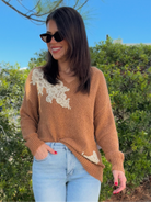 Visionary Sweater-125 SWEATER-J.NNA-Heathered Boho Boutique, Women's Fashion and Accessories in Palmetto, FL