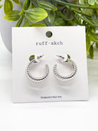 Double Hoop Earring-310 Jewelry-Rough Sketch-Heathered Boho Boutique, Women's Fashion and Accessories in Palmetto, FL