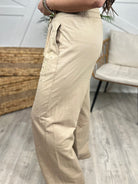 Glamorous Wide Leg Pants-150 PANTS-Davi & Dani-Heathered Boho Boutique, Women's Fashion and Accessories in Palmetto, FL