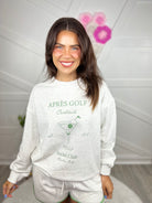 Apres Golf Sweatshirt-120 Long Sleeve Tops-GILLI-Heathered Boho Boutique, Women's Fashion and Accessories in Palmetto, FL