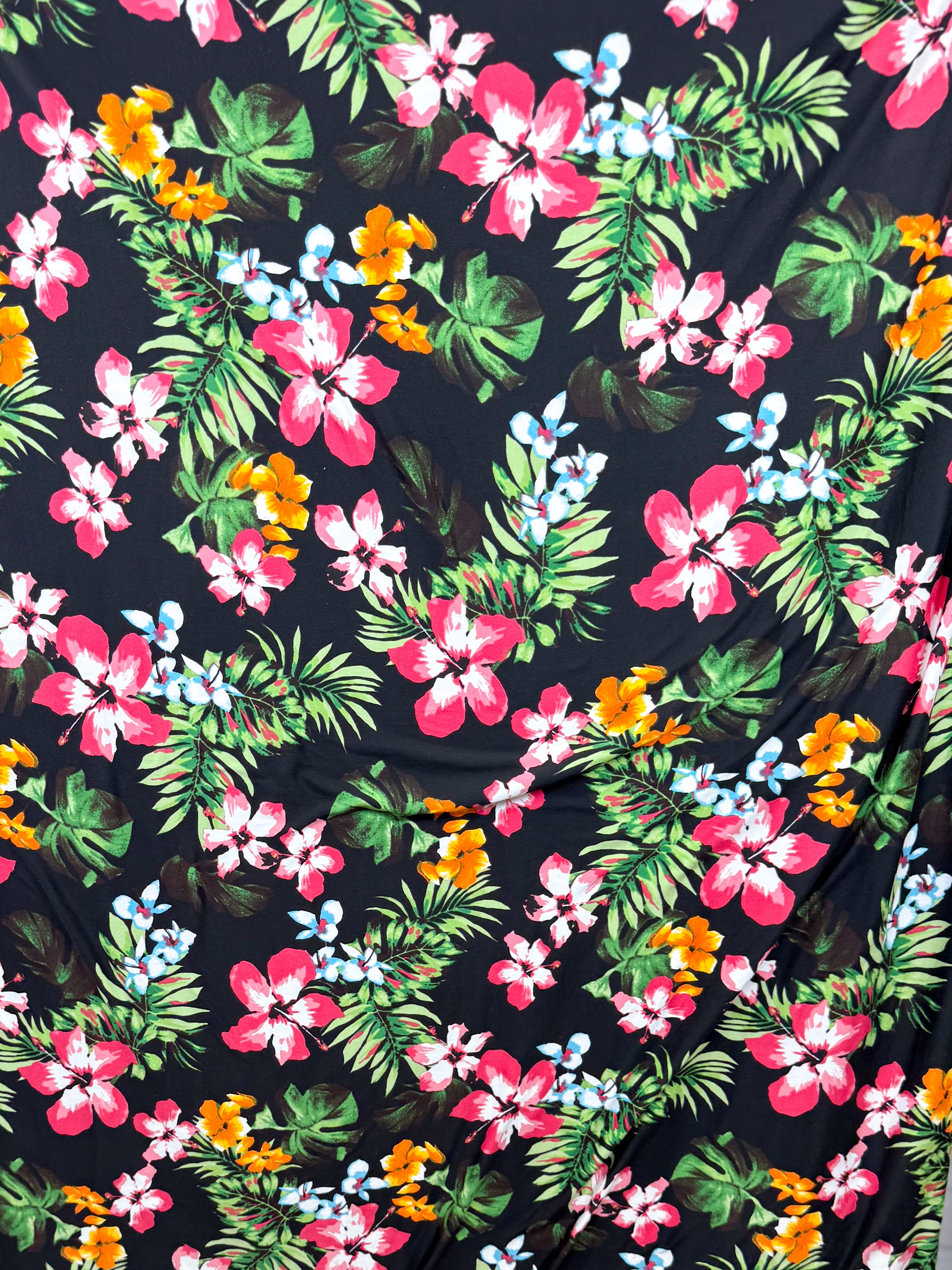 Night Tropic Cozy Blanket-340 Other Accessories-Heathered Boho-Heathered Boho Boutique, Women's Fashion and Accessories in Palmetto, FL