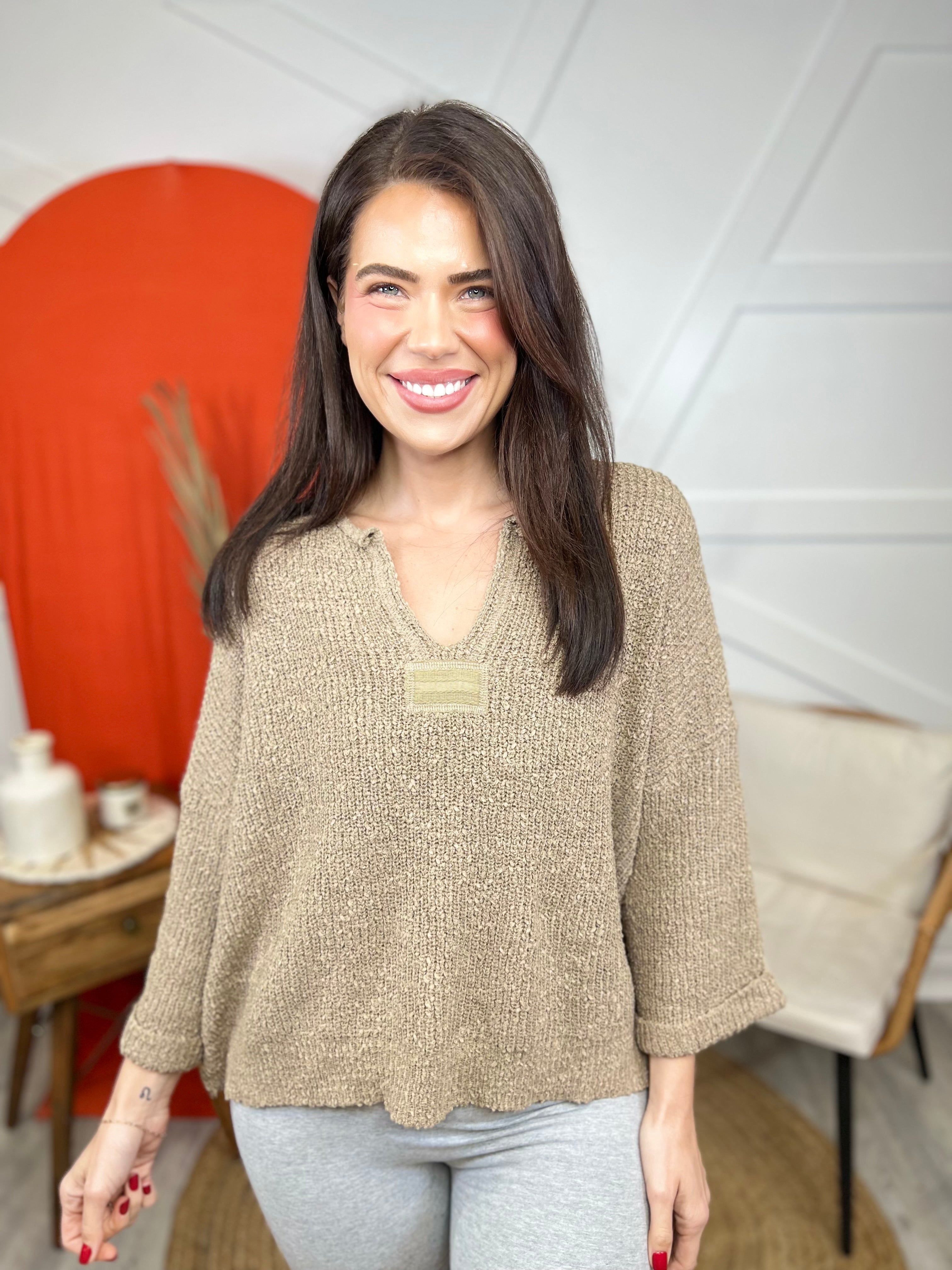 Hangout Sweater-125 SWEATER-Sew In Love-Heathered Boho Boutique, Women's Fashion and Accessories in Palmetto, FL