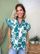 The Emerald Coast Top-110 SHORT SLEEVE TOP-ODDI-Heathered Boho Boutique, Women's Fashion and Accessories in Palmetto, FL