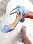 Tamyra Heels - Blue-350 Shoes-Fortune Dynamic-Heathered Boho Boutique, Women's Fashion and Accessories in Palmetto, FL