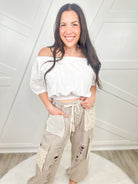 A Million Little Things Joggers - Cement (XS- 2X)-190 JEANS-Pol-Heathered Boho Boutique, Women's Fashion and Accessories in Palmetto, FL