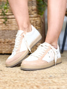 Miim Avery Sneakers - Pink White-350 SHOES-Miracle Miles-Heathered Boho Boutique, Women's Fashion and Accessories in Palmetto, FL