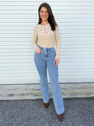 Street Style Flare by Judy Blue-190 JEANS-Judy Blue-Heathered Boho Boutique, Women's Fashion and Accessories in Palmetto, FL