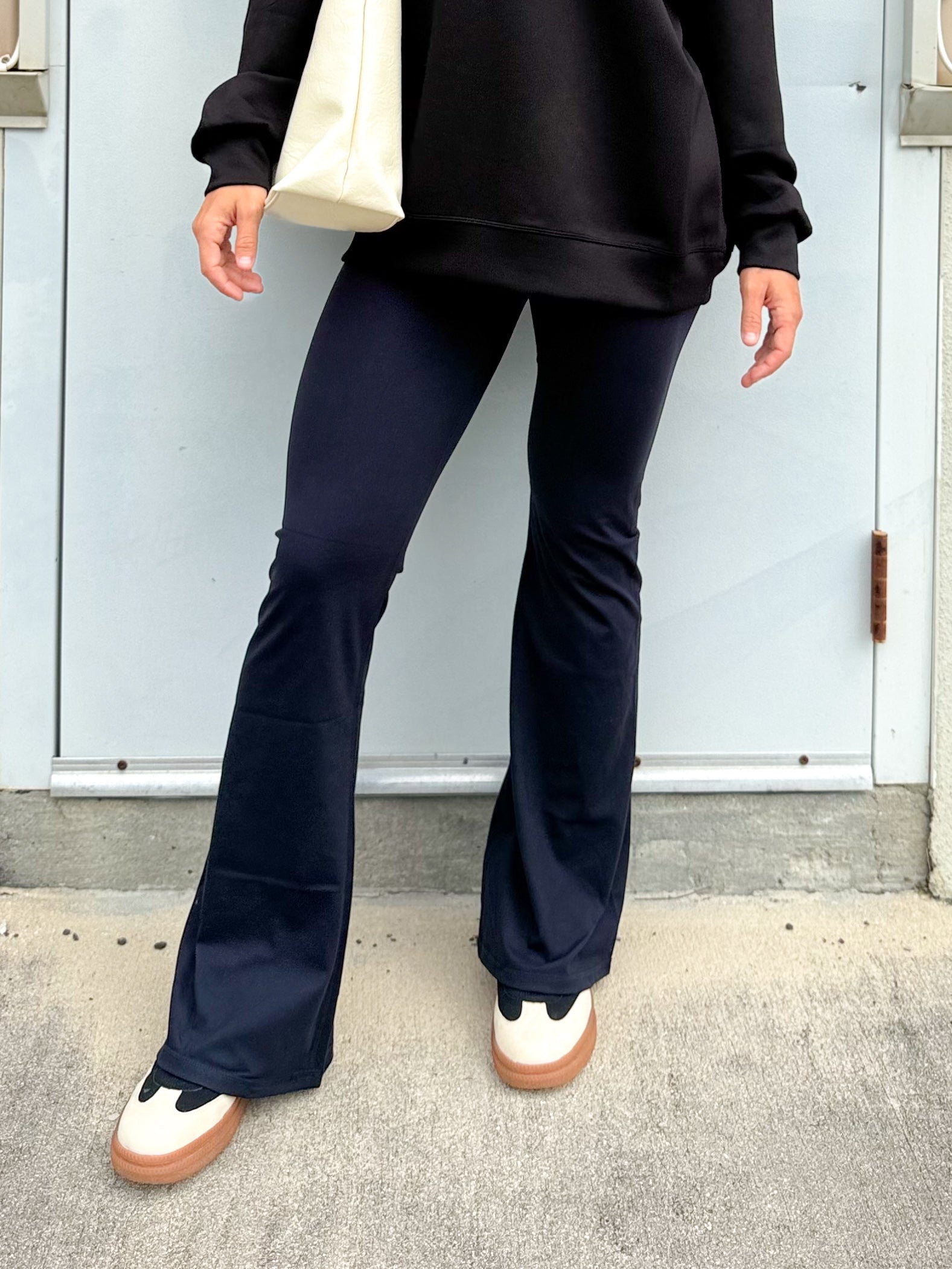 Venice Crossover Yoga Pants-180 LEGGINGS-MONO B-Heathered Boho Boutique, Women's Fashion and Accessories in Palmetto, FL