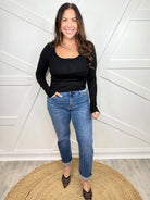 Classic Cuffed Boyfriend Jeans by Judy Blue-190 Jeans-Judy Blue-Heathered Boho Boutique, Women's Fashion and Accessories in Palmetto, FL