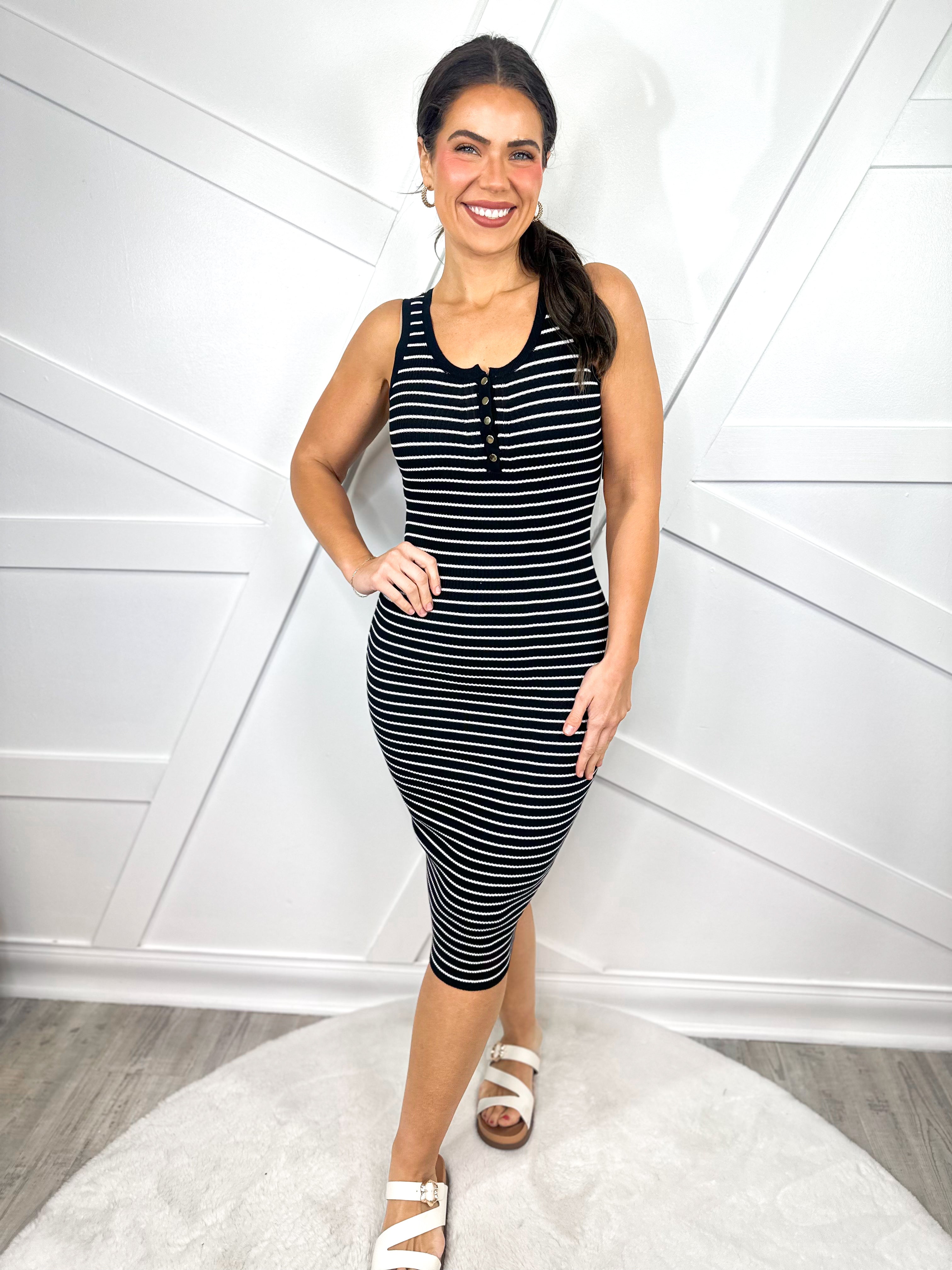 Restock: Modern Take Dress-230 DRESSES/JUMPSUITS/ROMPERS-Love Tree-Heathered Boho Boutique, Women's Fashion and Accessories in Palmetto, FL