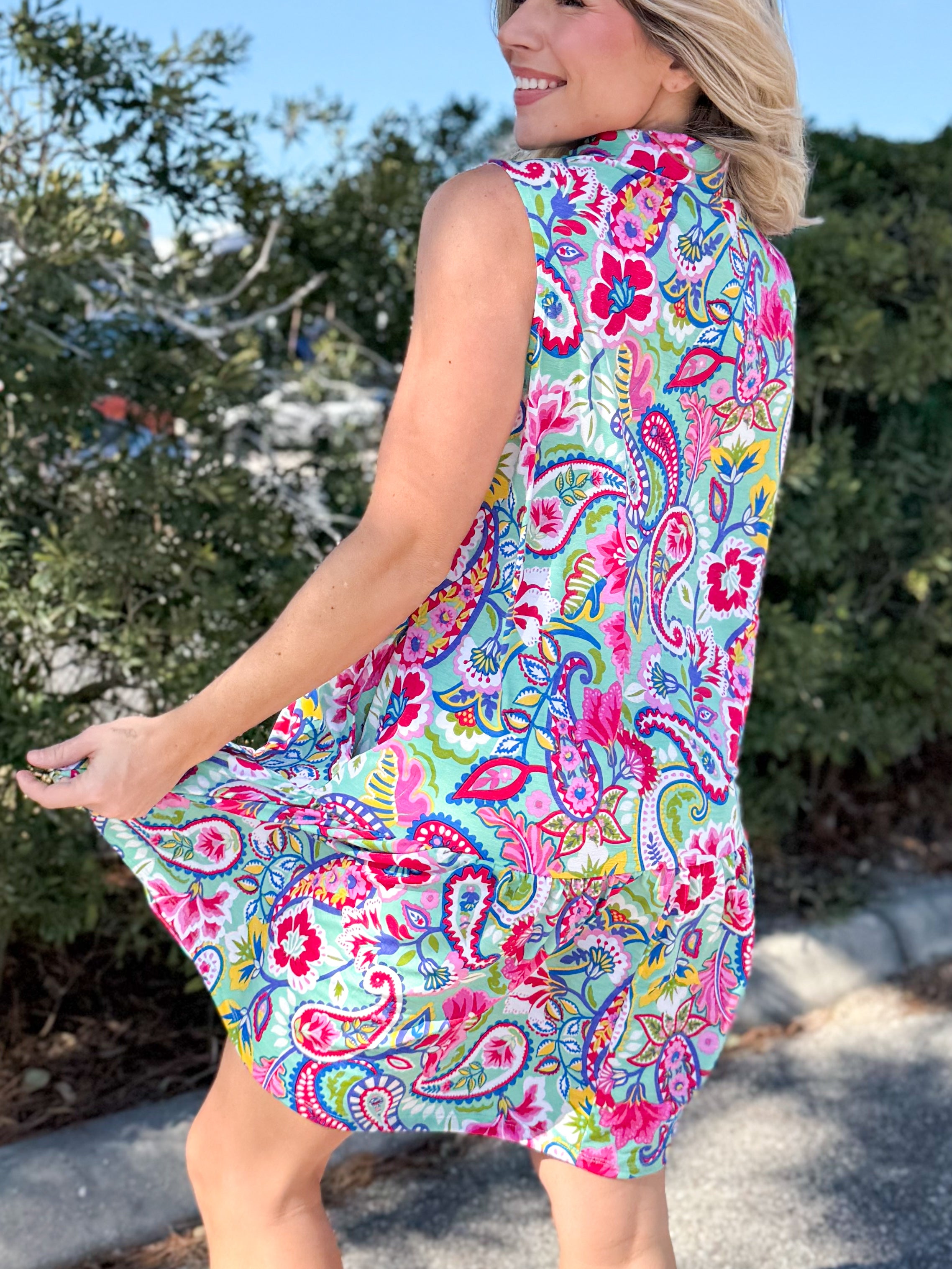 Open Air Dress-230 DRESSES/JUMPSUITS/ROMPERS-DEAR SCARLETT-Heathered Boho Boutique, Women's Fashion and Accessories in Palmetto, FL