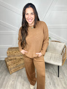 RESTOCK: Everyday Sweater Set-240 Activewear/Sets-Rae Mode-Heathered Boho Boutique, Women's Fashion and Accessories in Palmetto, FL