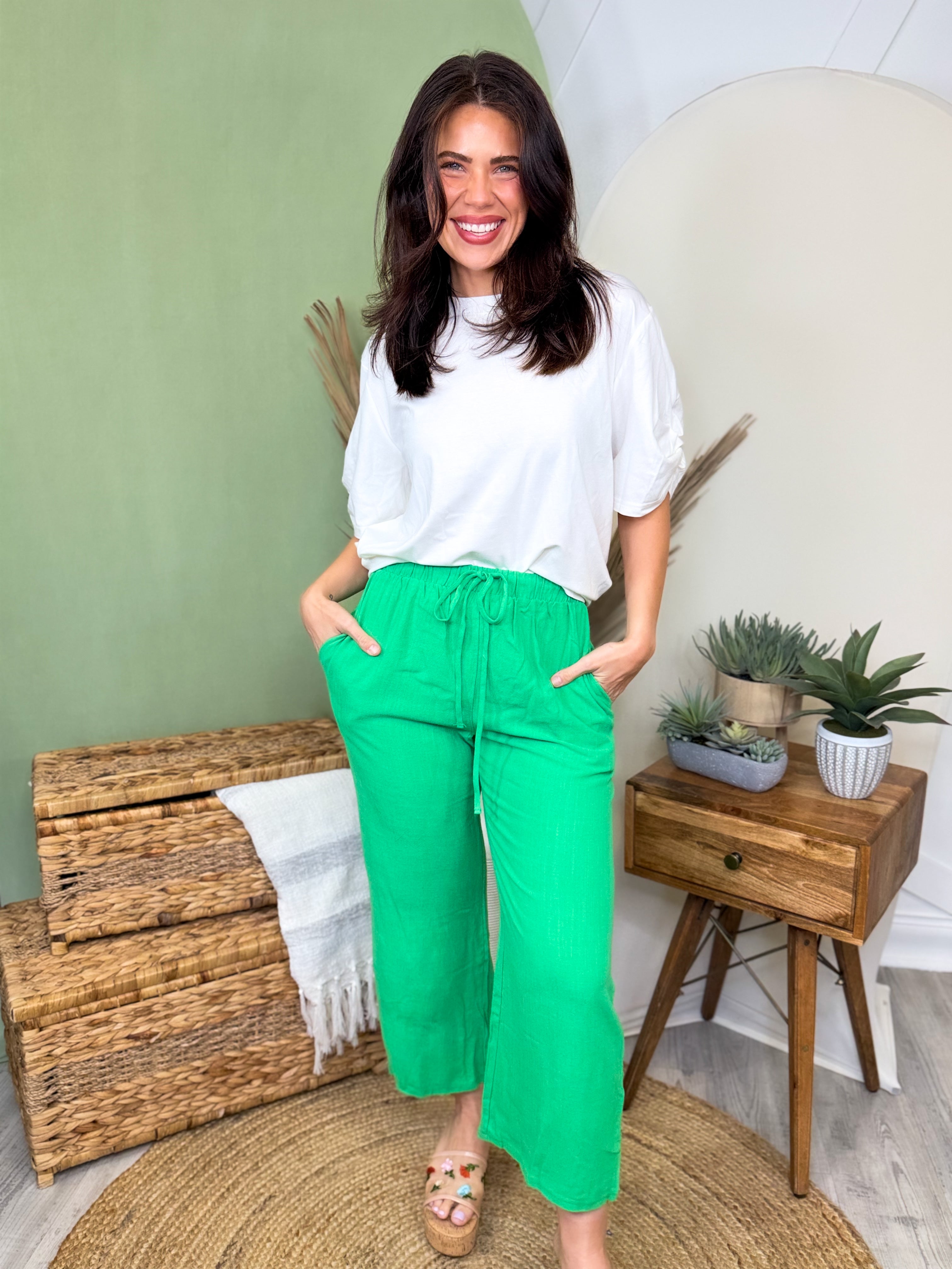 Sweet As Summer Pants-150 PANTS-HEIMISH-Heathered Boho Boutique, Women's Fashion and Accessories in Palmetto, FL