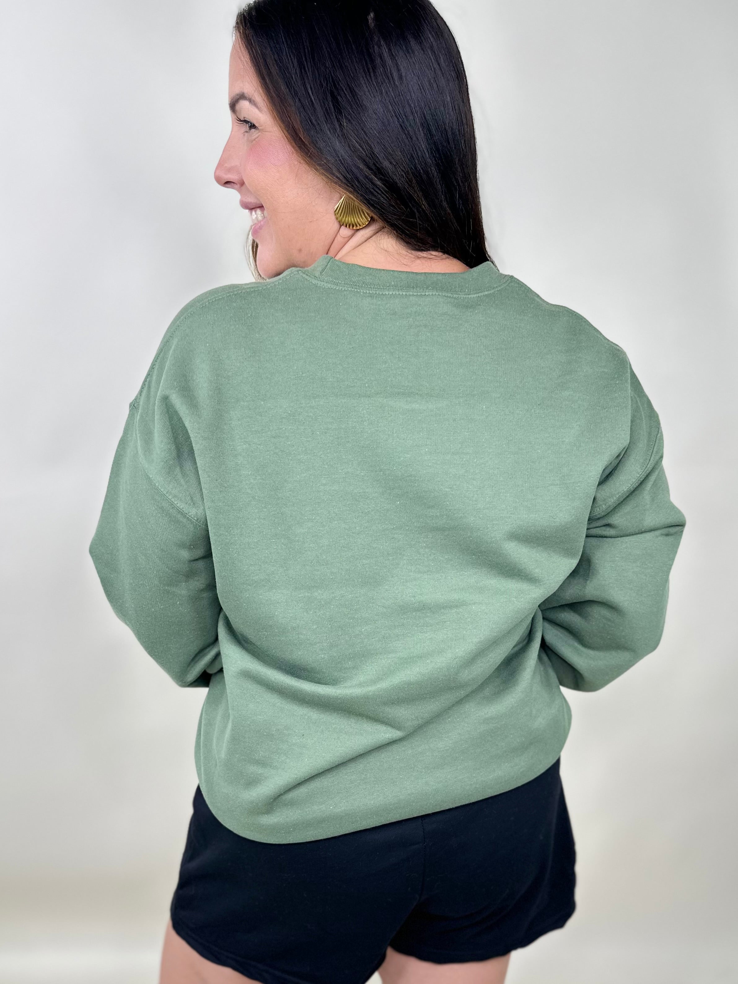 Preppy Game Day Football Graphic Sweatshirt-130 Graphic Tees-Heathered Boho-Heathered Boho Boutique, Women's Fashion and Accessories in Palmetto, FL