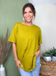 Better Than Your Boyfriend's Tee-110 SHORT SLEEVE TOP-ZENANA-Heathered Boho Boutique, Women's Fashion and Accessories in Palmetto, FL