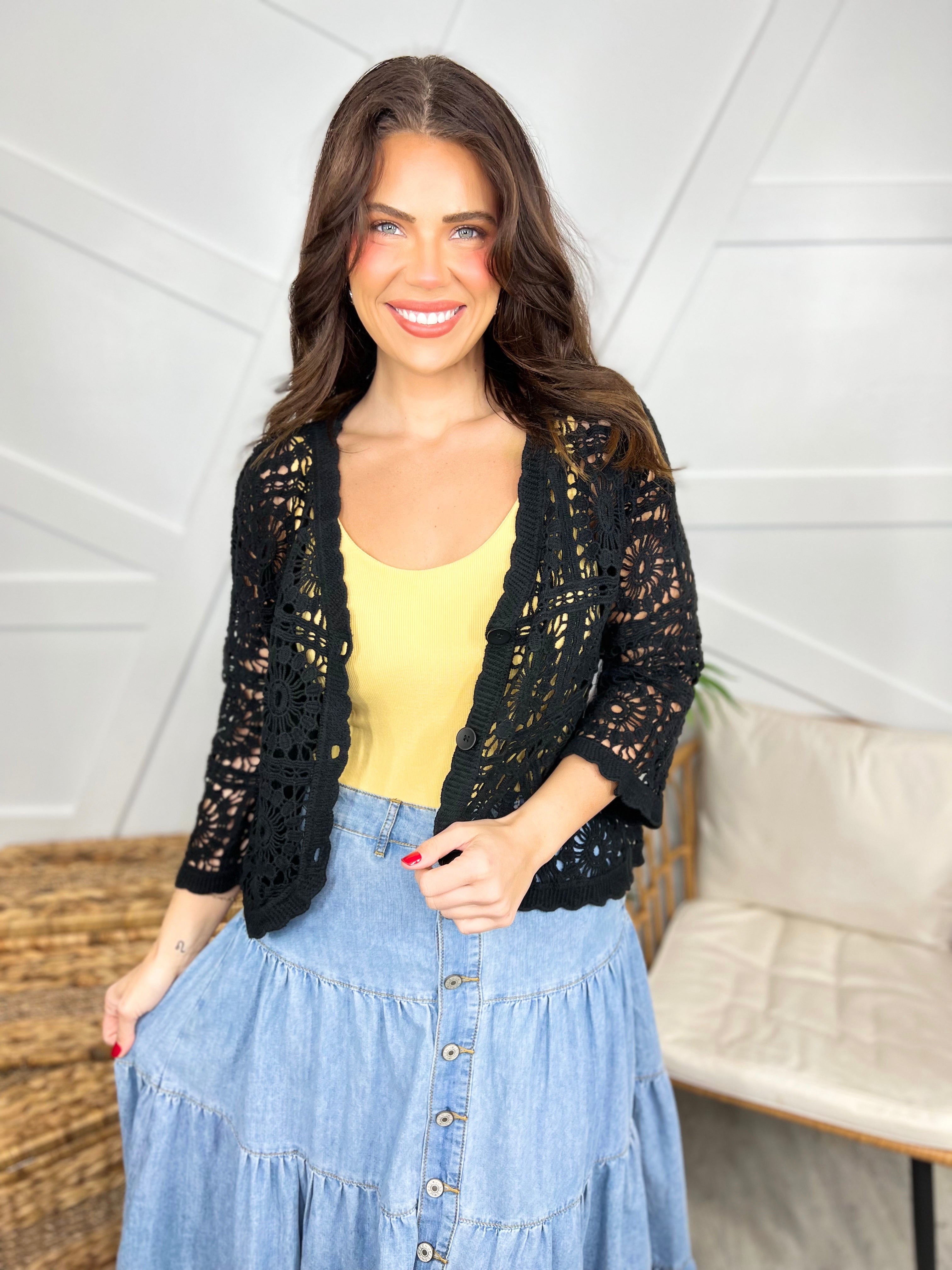 RESTOCK : All That Time Cardigan-220 Cardigans/ Kimonos-Origami Apparel-Heathered Boho Boutique, Women's Fashion and Accessories in Palmetto, FL