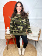 Answer the Call Crewneck-120 LONG SLEEVE TOPS-VERY J-Heathered Boho Boutique, Women's Fashion and Accessories in Palmetto, FL