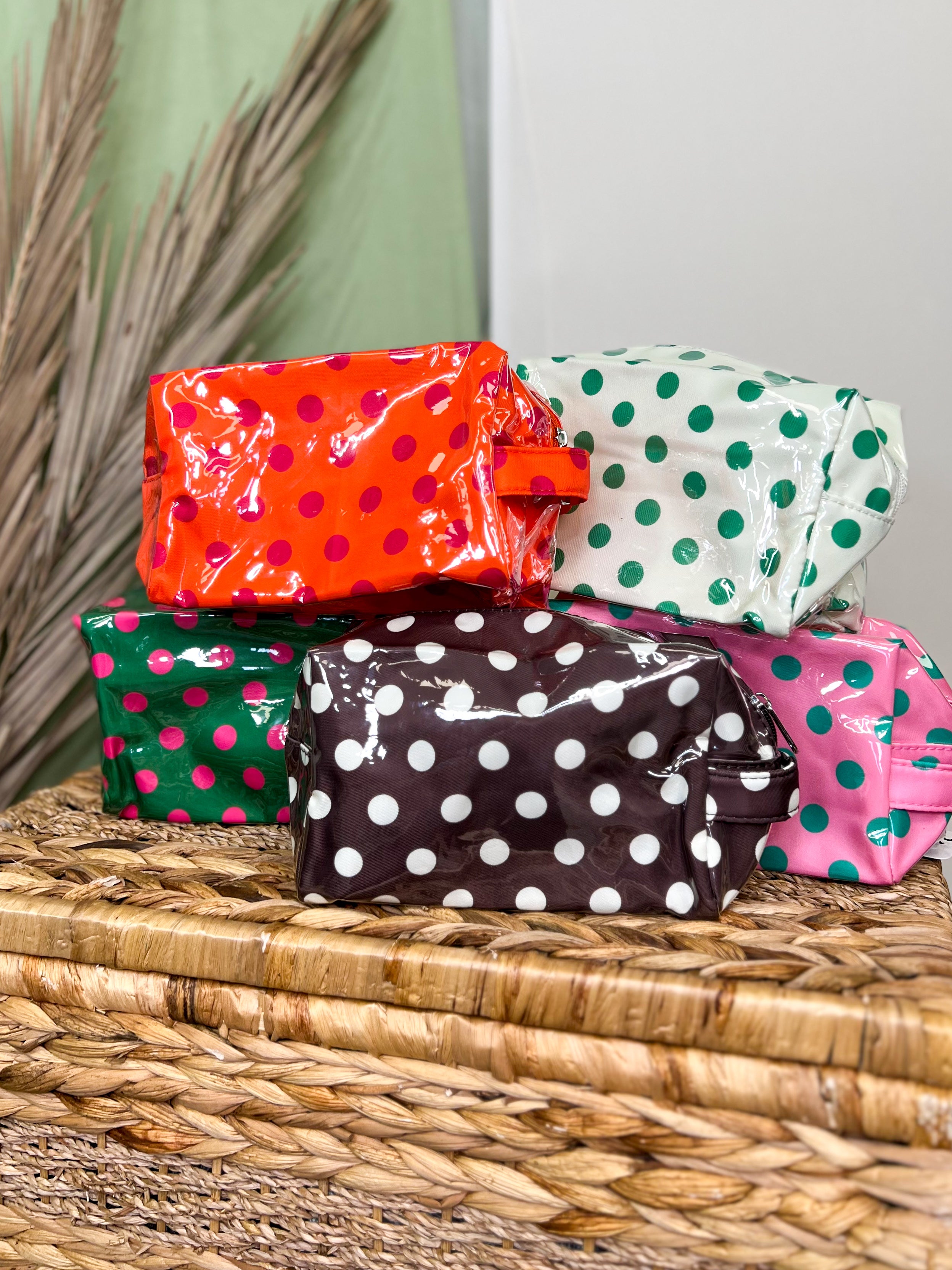 Polkadot Mini Bag-320 BAGS-ZENANA-Heathered Boho Boutique, Women's Fashion and Accessories in Palmetto, FL