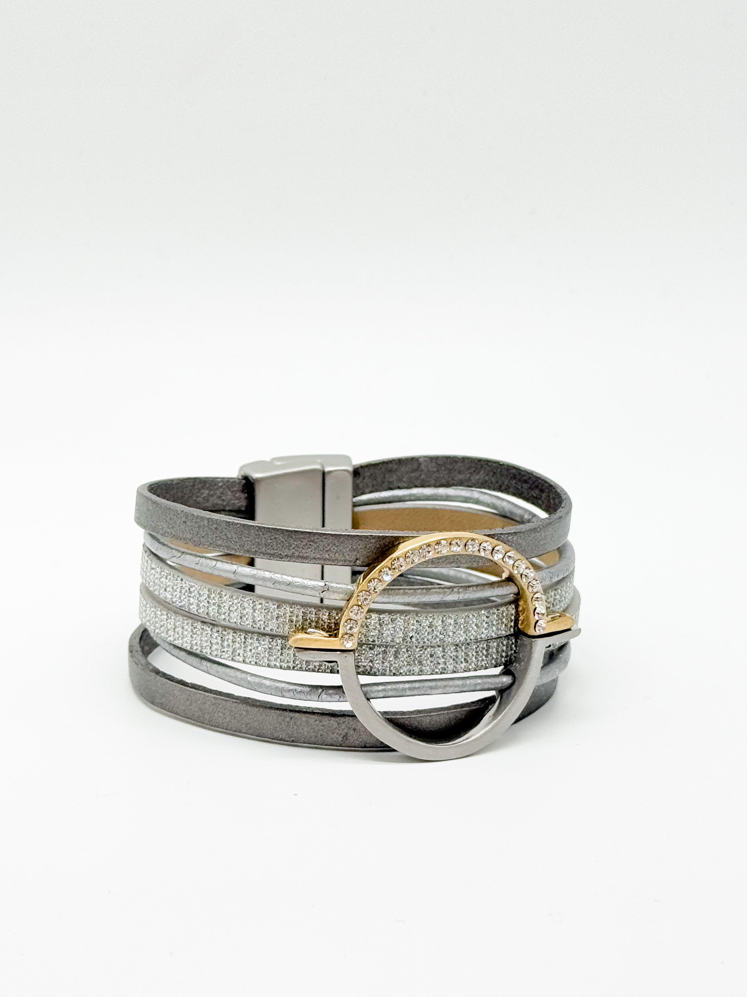 Circling The Town Bracelet-310 Jewelry-A Touch of Style-Heathered Boho Boutique, Women's Fashion and Accessories in Palmetto, FL