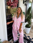 BOO- JEE Luxe PJ Set-140 BODYSUITS/INTIMATES-Blakeley-Heathered Boho Boutique, Women's Fashion and Accessories in Palmetto, FL