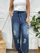 Nostalgia Wide Leg Denim Pants-150 PANTS-BlueVelvet-Heathered Boho Boutique, Women's Fashion and Accessories in Palmetto, FL