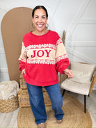 Restock: Joy, Faith & Hope Pullover-120 LONG SLEEVE TOPS-J.NNA-Heathered Boho Boutique, Women's Fashion and Accessories in Palmetto, FL