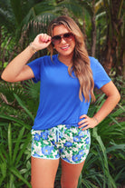 PREORDER : Caroline Floral Everyday Shorts-400 Takeover/Pre-Order-Jess Lea-Heathered Boho Boutique, Women's Fashion and Accessories in Palmetto, FL