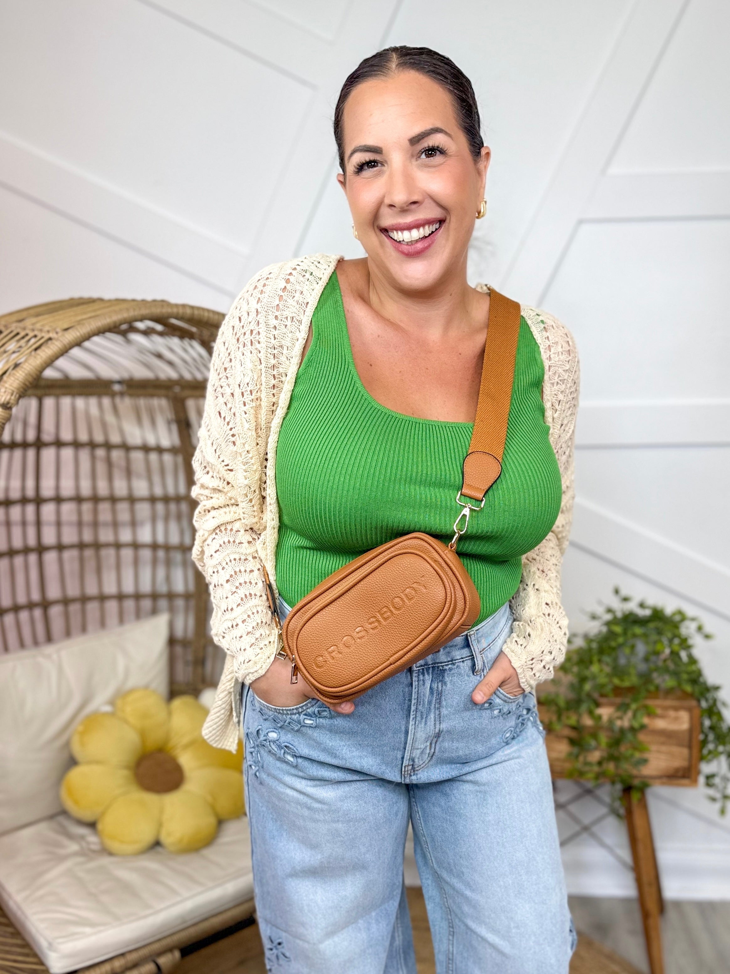 Go To Crossbody Bag-320 Bags-UNNI-Heathered Boho Boutique, Women's Fashion and Accessories in Palmetto, FL