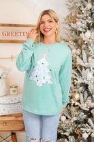 Magic Forest Sweatshirt-120 LONG SLEEVE TOPS-SOUTHERN GRACE-Heathered Boho Boutique, Women's Fashion and Accessories in Palmetto, FL