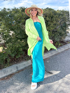 Evelyn Cotton Gauze Button Up Cardigan-220 CARDIGANS KIMONOS-DEAR SCARLETT-Heathered Boho Boutique, Women's Fashion and Accessories in Palmetto, FL