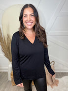 Work It Long Sleeve Top-120 LONG SLEEVE TOPS-SEW IN LOVE-Heathered Boho Boutique, Women's Fashion and Accessories in Palmetto, FL