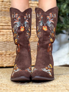 Ever After Boots - Brown Suede-350 SHOES-OLEM SHOE-Heathered Boho Boutique, Women's Fashion and Accessories in Palmetto, FL