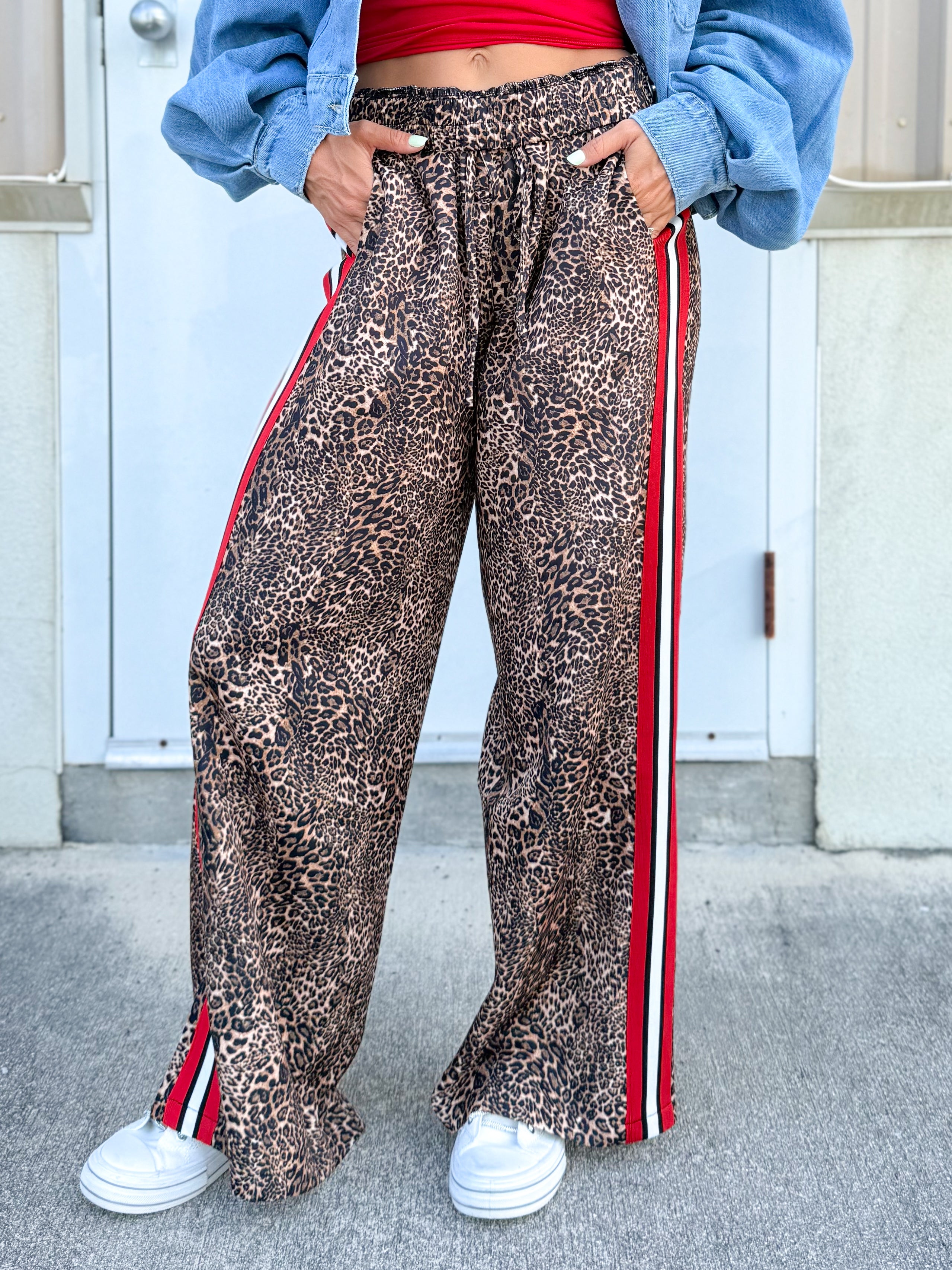 Wild Side Weekend Pants-150 PANTS-JADE BY JANE-Heathered Boho Boutique, Women's Fashion and Accessories in Palmetto, FL