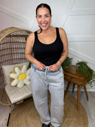 Coastal Ease Barrel Pants by Risen-150 PANTS-Risen Jeans-Heathered Boho Boutique, Women's Fashion and Accessories in Palmetto, FL