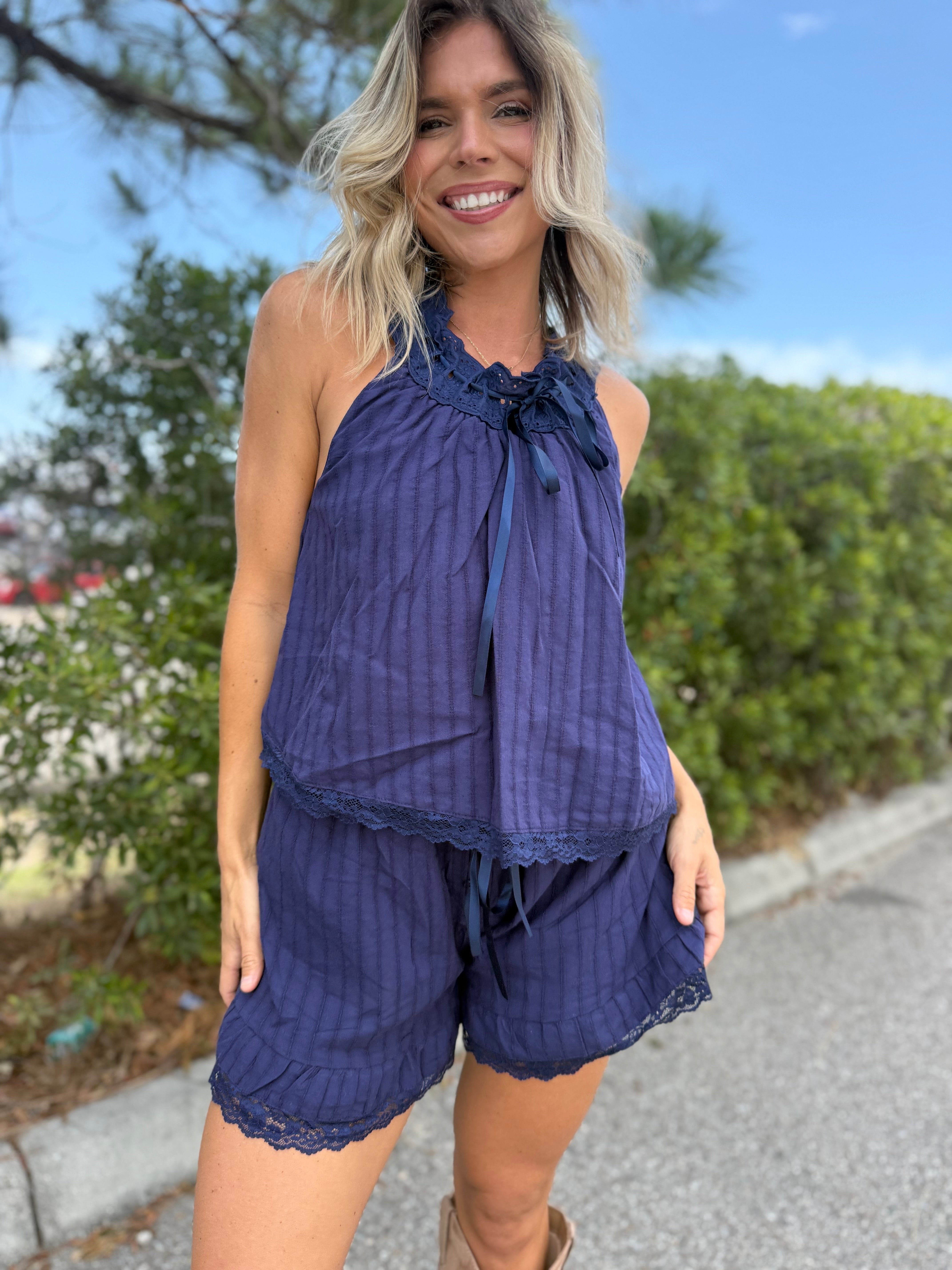 Sweet Escape Lace Top-100 TANK/CROP TOPS-POLAGRAM-Heathered Boho Boutique, Women's Fashion and Accessories in Palmetto, FL