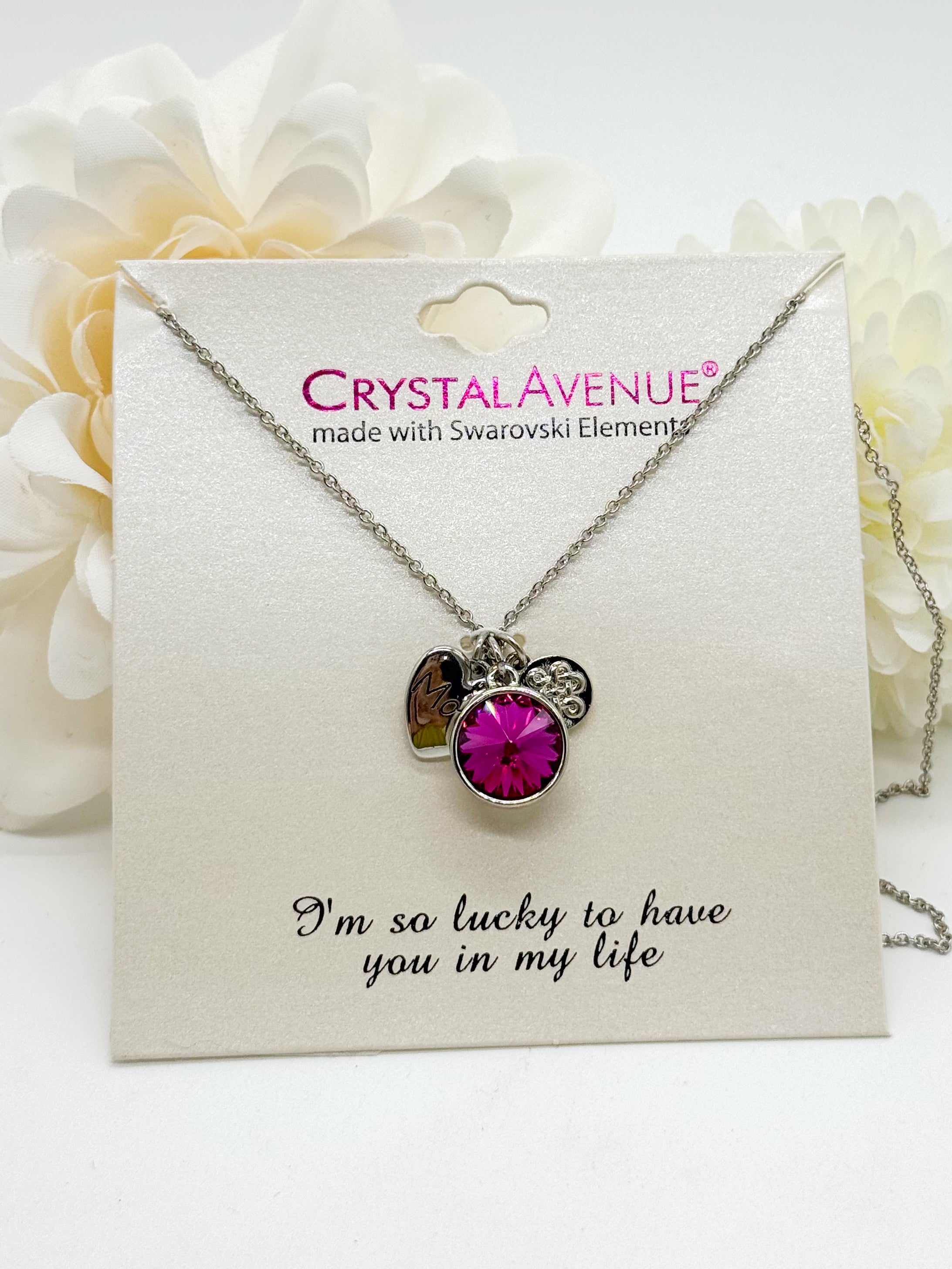 Loving Mom Necklace-310 Jewelry-RM Manufacturing-Heathered Boho Boutique, Women's Fashion and Accessories in Palmetto, FL