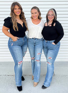 Lumber Jill Bootcut by Judy Blue-190 Jeans-Judy Blue-Heathered Boho Boutique, Women's Fashion and Accessories in Palmetto, FL